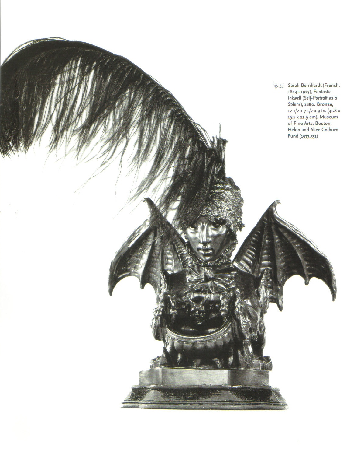 Sarah Bernhardt Inkwell